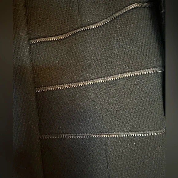 Calvin Klein black wool blend coat - size M - Picture 4 of 6